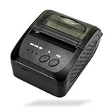 NetumScan Bluetooth trådlös termisk kvittoskrivare, 2 tum 58 mm mini USB POS-skrivare för restaurang detaljhandel kompatibel med Android/iOS/PC/Windows NS1809DD