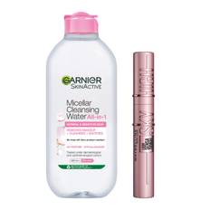 Maybelline Lash Sensational Sky High Mascara Black + Garnier Micellar Cleansing Water Normal & Sensitive Skin 7,2 ml + 400 ml