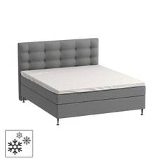 Kuvertlagen 80x200 cm - bomuld - Cool feel - hvid - Luna Denmark
