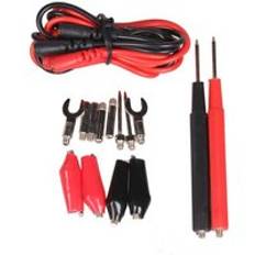 16 st/set universella prob-testledningar stift för digital multimeter nålspetsmätare multimeter tester ledning sond tråd penna kabel