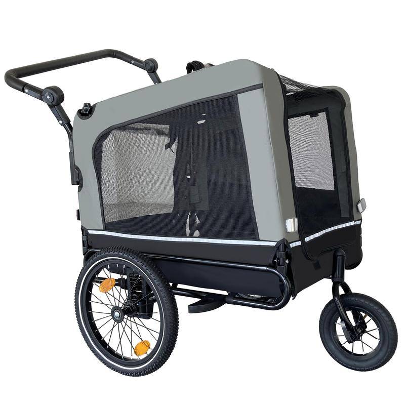 2 In 1 Baby Dog Bike Trailer High Quality Best Pet Strollers Pet Bicycle Trailer Cart