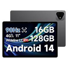 ALLDOCUBE iPlay60 Pro 11 Zoll Android 14 Tablet, MTK G99 Gaming PC Mit 4 Lautsprecher, FHD 1920×1200 90Hz, 16GB RAM 128GB ROM/1.5TB TF, Face ID, Widevine L1, 7000mAh 18W PD, 4G LTE, GPS