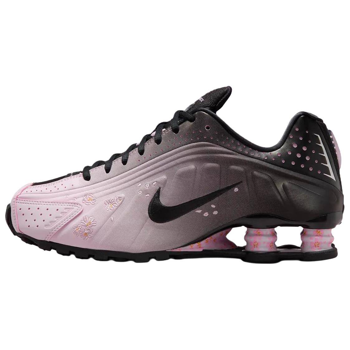 Nike Shox R4 Sakura Dam Sneakers Rosa Regal-Rosa Svart IB8872-600 41