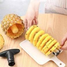 Rostfritt stål ananas skärare skalare fruktkärn skärare kök lätt verktyg ananas spiralskärare redskap tillbehör