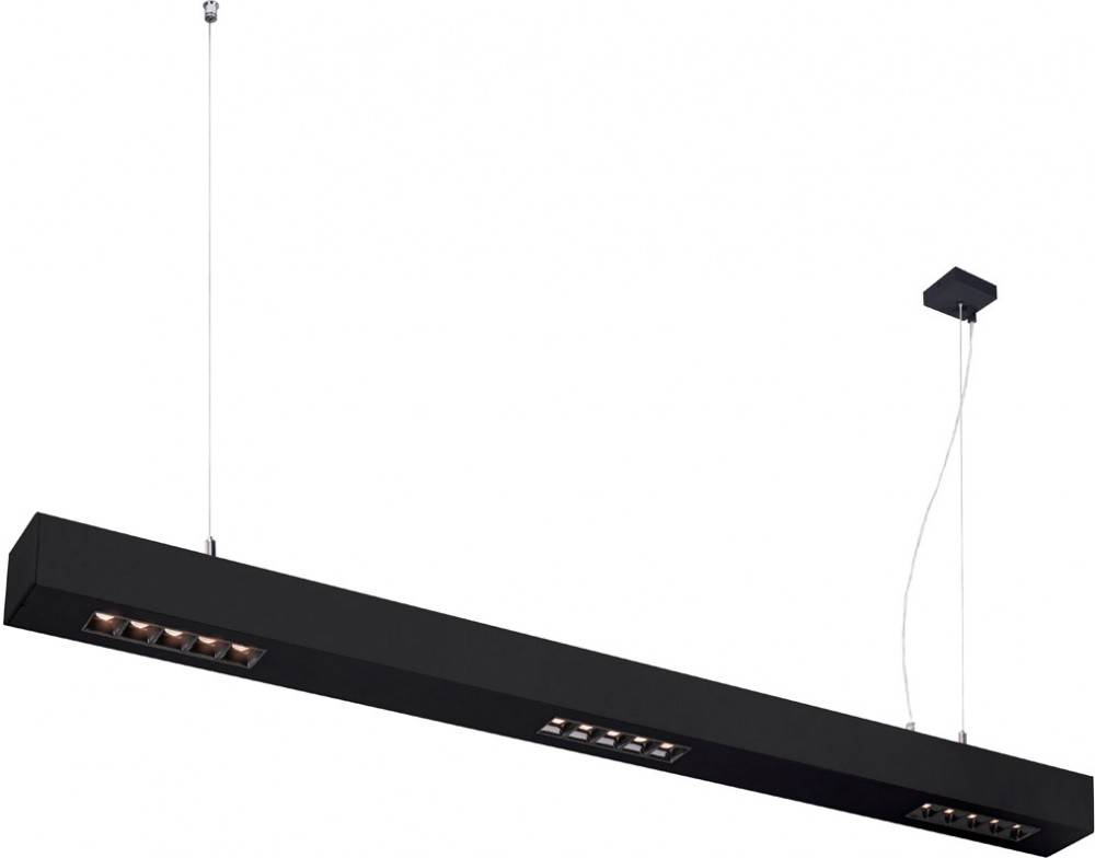 SLV Q-LINE PD, LED Indoor Pendelleuchte, 1m, BAP, schwarz, 3000K - Pendelleuchten