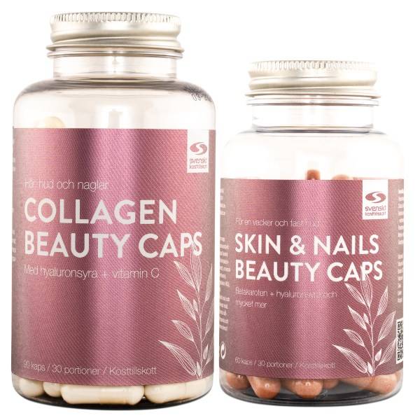 Beauty Caps Skin & Nails + Collagen, Pakke