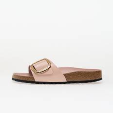 Sneakers Birkenstock Madrid Big Buckle Natural Leather Patent High-Shine Light Rose EUR 36