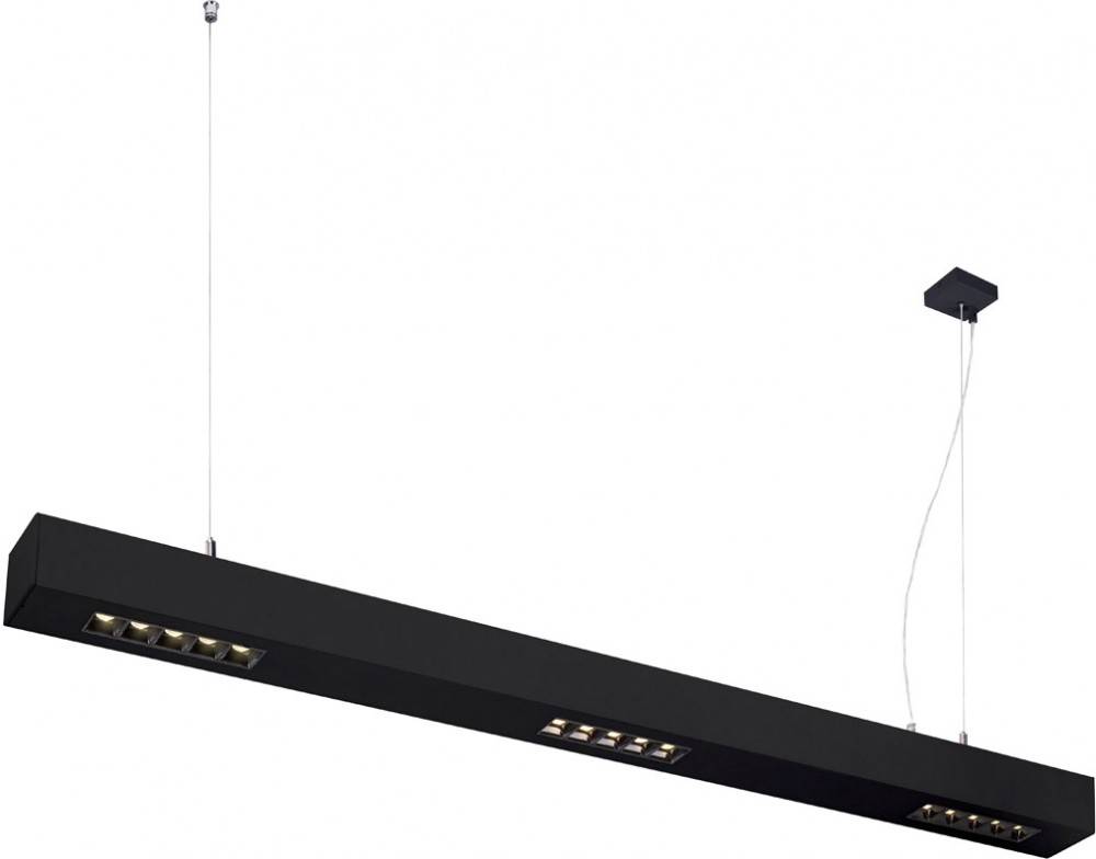 SLV Q-LINE PD, LED Indoor Pendelleuchte, 1m, BAP, schwarz, 4000K - Pendelleuchten