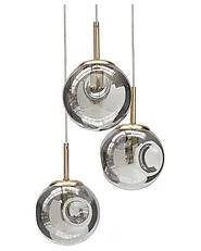 Loftlampe RALFES Glas Messing