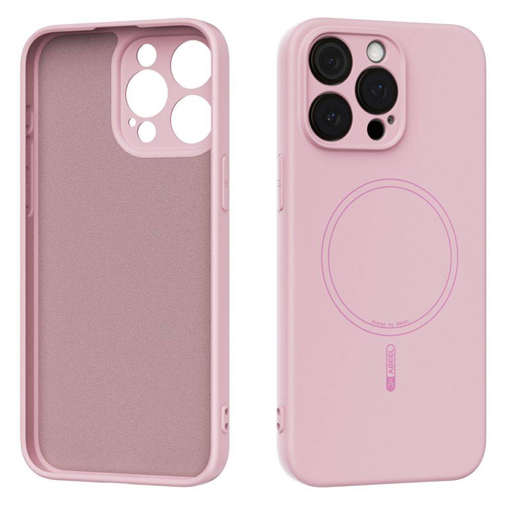 ABEEL iPhone 13 Pro Max Cover MagSafe kompatibel - Lyserød