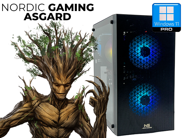 Nordic Gaming Asgard Yggdrasil V5 Gaming PC | i5 16GB RTX 3050 1TB W11P