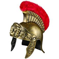 Balinco Römerhelm | Römer Helm Gold | Krieger | Römischer Kämpfer | Roman Gladiator - für Damen & Herren als perfektes Accessoire zum Römerkostüm