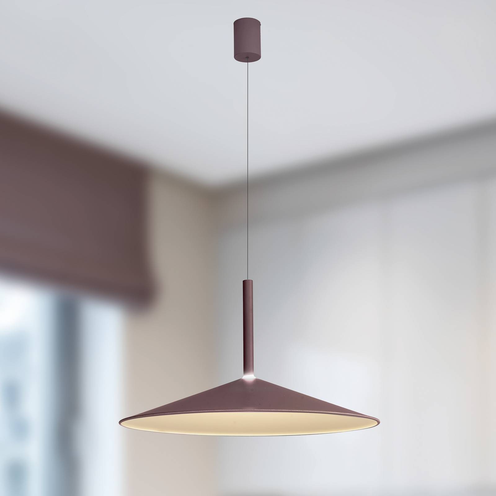 Mantra Iluminación Pendellampa Calice, Brun / rost, Kök, Aluminium / grå / zink