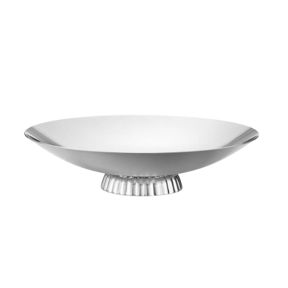 Georg Jensen Bernadotte Lavt Fad Mellem Stainless Steel