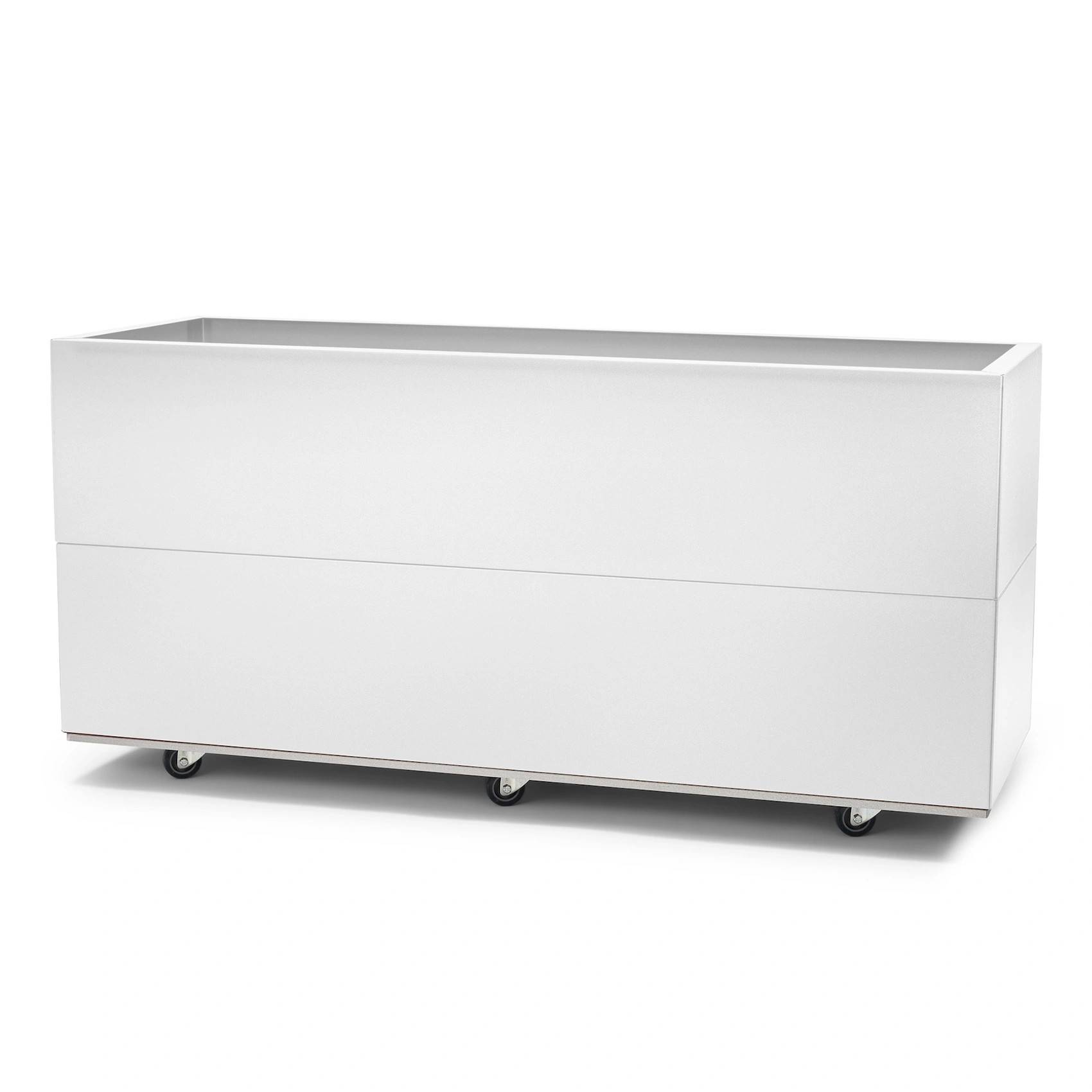 BEDD odlingslåda med hjul/ben - 120x60x50 cm, vit - Vit