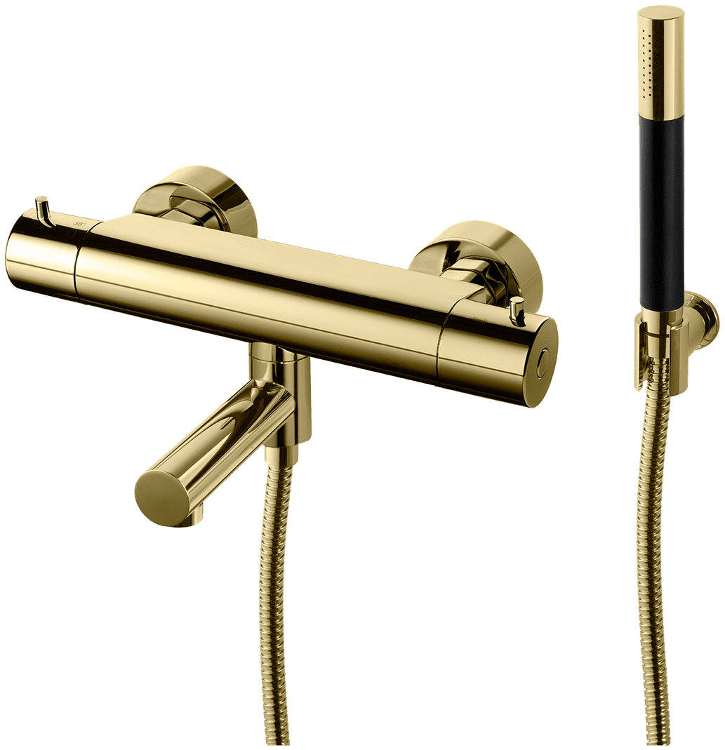 Termostatisk bad- och duschblandare EVM026-150 Honey Gold Brass