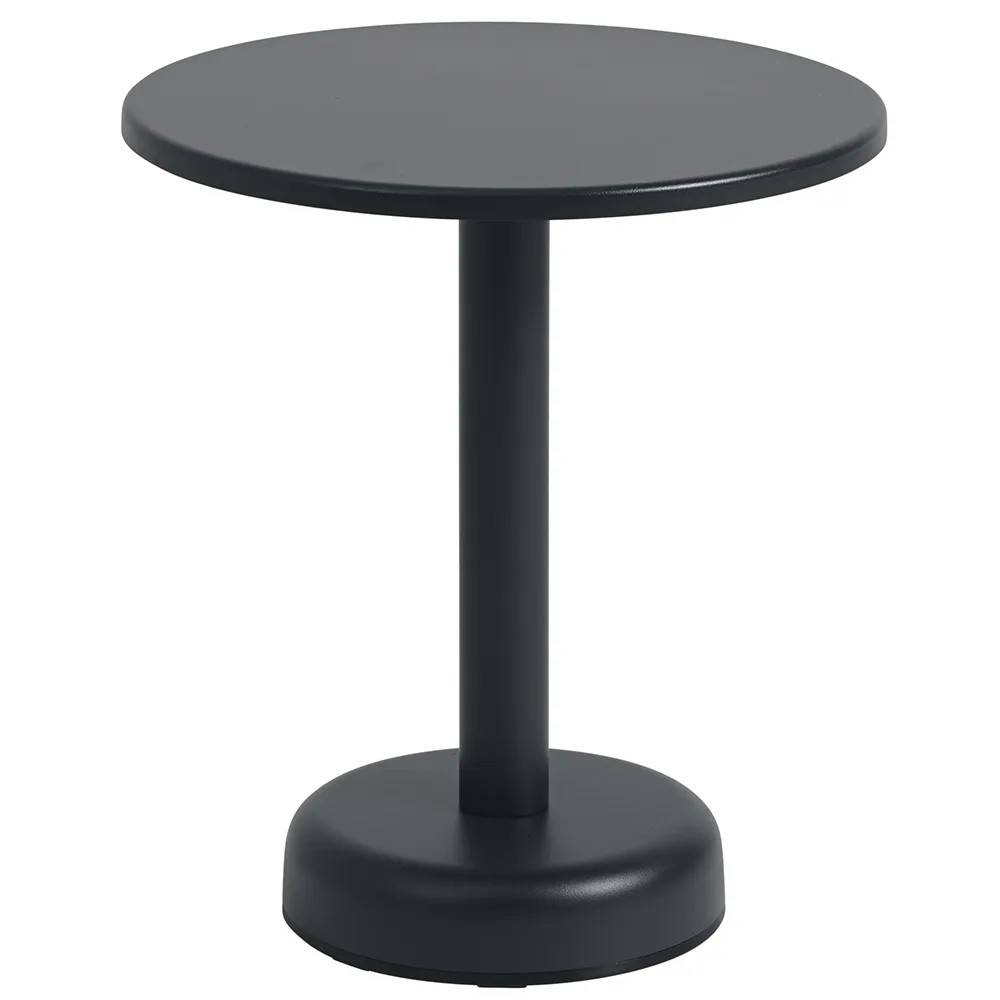 Muuto, Linear Steel Sofabord Ø42 cm Anthracite Black