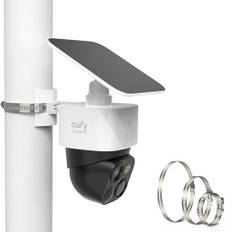 Stångfäste för Eufy Security SoloCam S340/eufy Security SoloCam E30/eufy Security 4G LTE Cam S330, monteringskonsol kamerahållare tillbehörskit för Eufy S340/SoloCam E30/eufy 4G LTE Cam S330