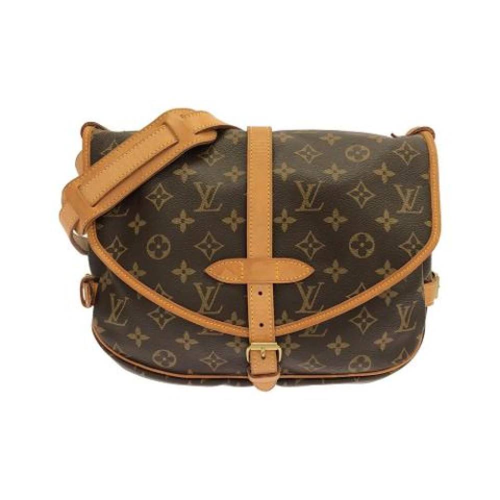Louis Vuitton Vintage Pre-owned Monogram Skuldertaske - Vintage - unisex - Brun - ONE SIZE - Uld