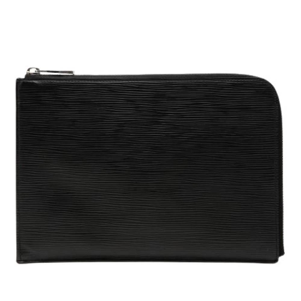 Louis Vuitton Vintage Pre-owned Pochette Jour - Vintage - Dame - Sort - ONE SIZE - Læder
