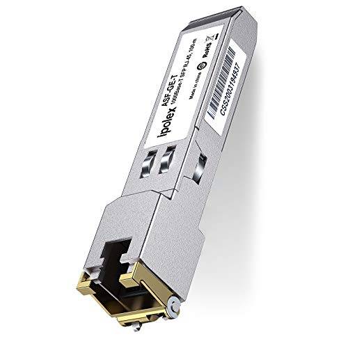 1G SFP till RJ45-modul, 1000Base-T SFP Copper Mini-GBIC-sändare för Cisco GLC-T/SFP-GE-T, Ubiquiti UF-RJ45-1G, Netgear agm734, D-Link, Supermicro, TP-Link, Broadcom, Linksys(CAT5e kabel, 100 m)