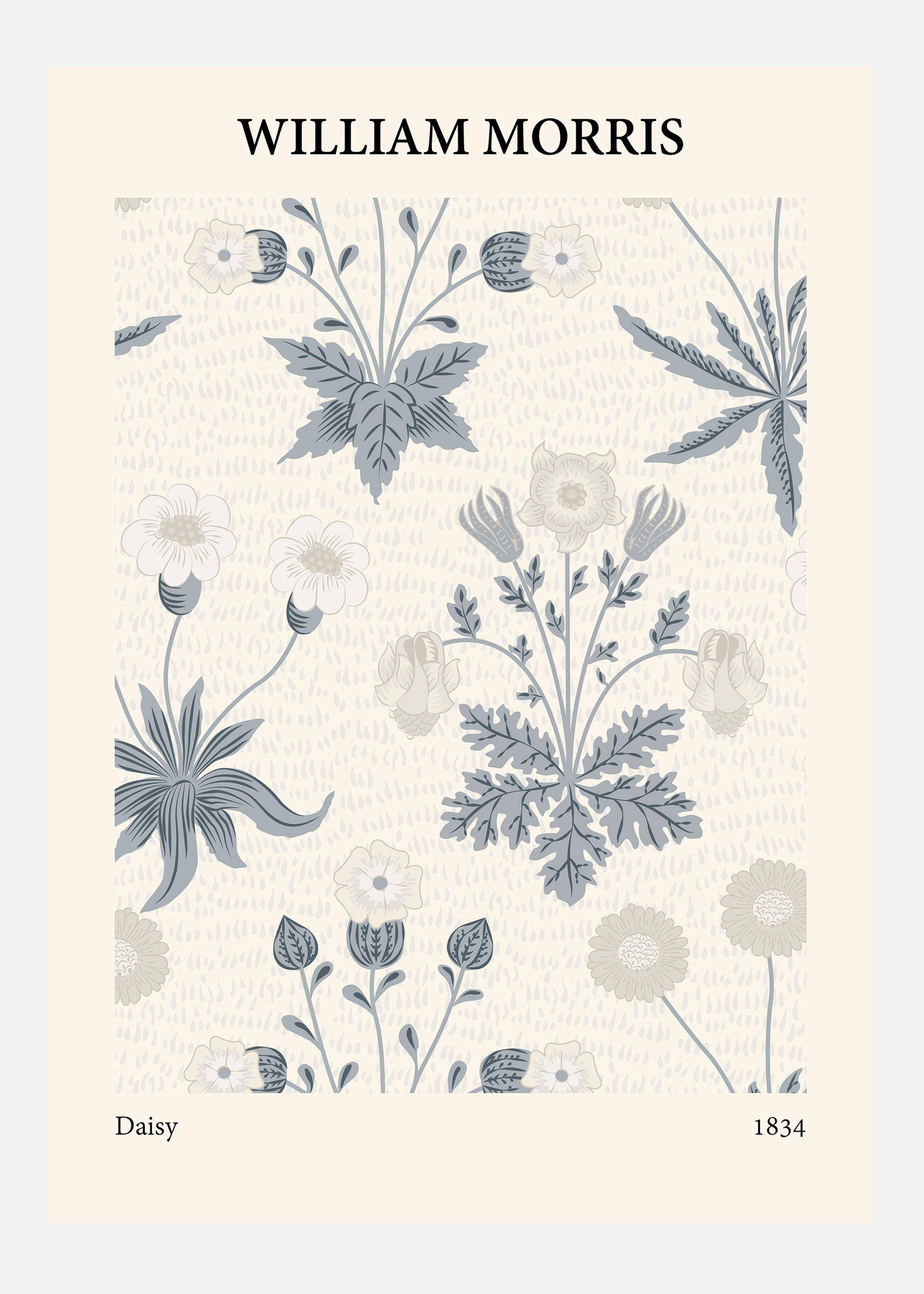 William Morris - Daisy 2 Canvastavla (50x70 cm)