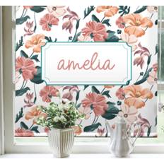 Vackra pastellblommor mönster personliga rullgardiner