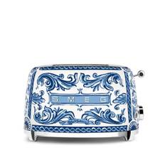 Smeg - 2 Slices Toaster Dolce&amp;Gabbana Blue - Brödrostar