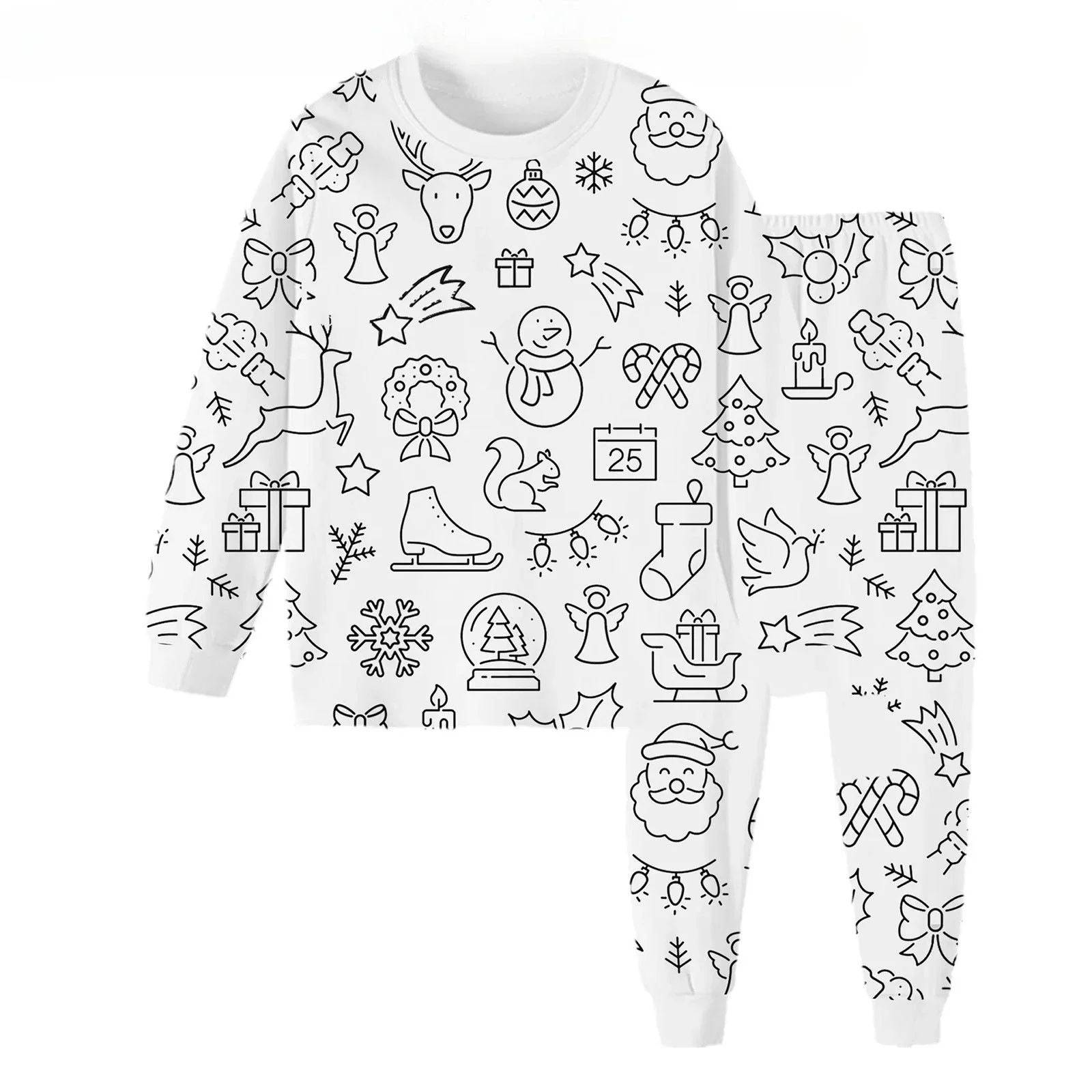 DIY Pajama Set™ – Färg & dröm – Colours Pyjamas-set för barn 116 (5-6 år) / Sjöjungfru | Pedagogiska Träleksaker