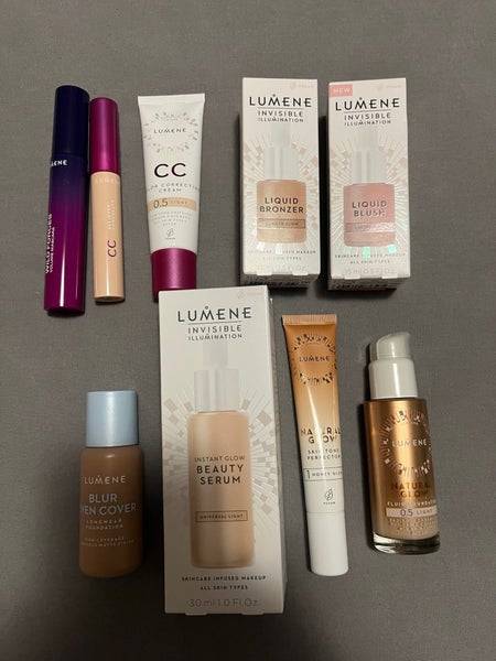 Lumene Sminkpaket - Mascara, Concealer, CC Cream, Bronzer, Rouge, Serum,