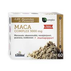 Fytocomplex Maca + Tribulus + Guarana + Brännässla + Rysk rot + Svartpeppar + B2- vitamin + B6-vitamin