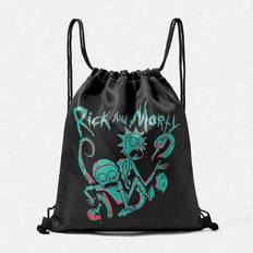 Cartoon Figure Graphic Drawstring Backpack,Suitable For Sports, Fitness, Travel, Swimming, Beach, Gym Training Bag, Unisex - Multicolor - one-size