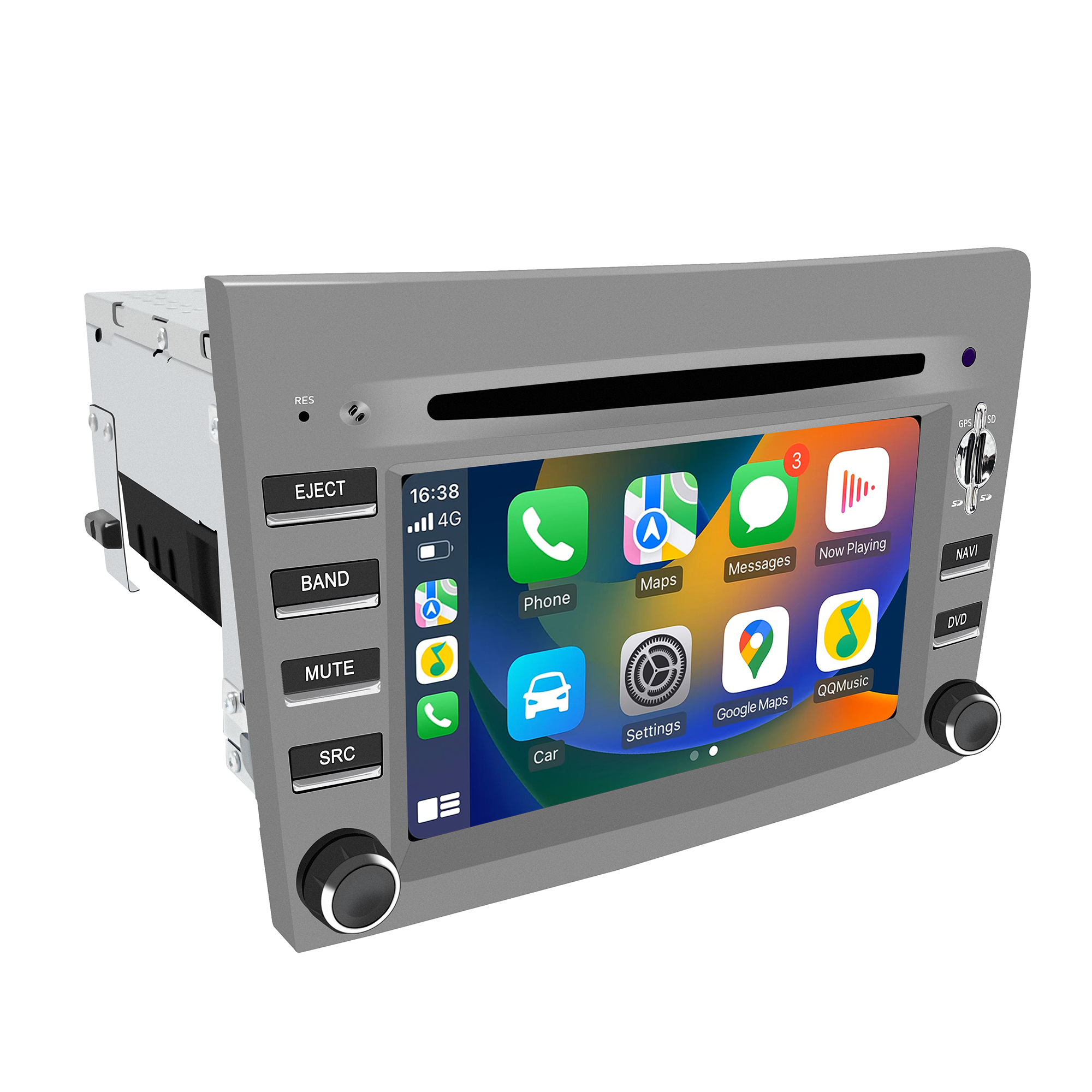 Porsche 911, 997, Boxster, Cayman 2005-2012 Bilstereo Apple Carplay