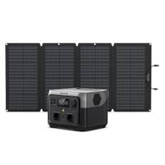 EcoFlow RIVER 2 Max + 160W Portabel Solpanel