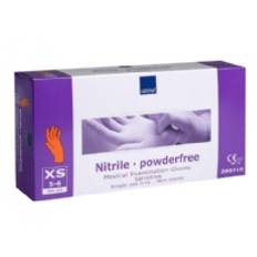 Abena - Handsker - engangsmateriale - XS - nitril-gummi - orange (pakke med 100)