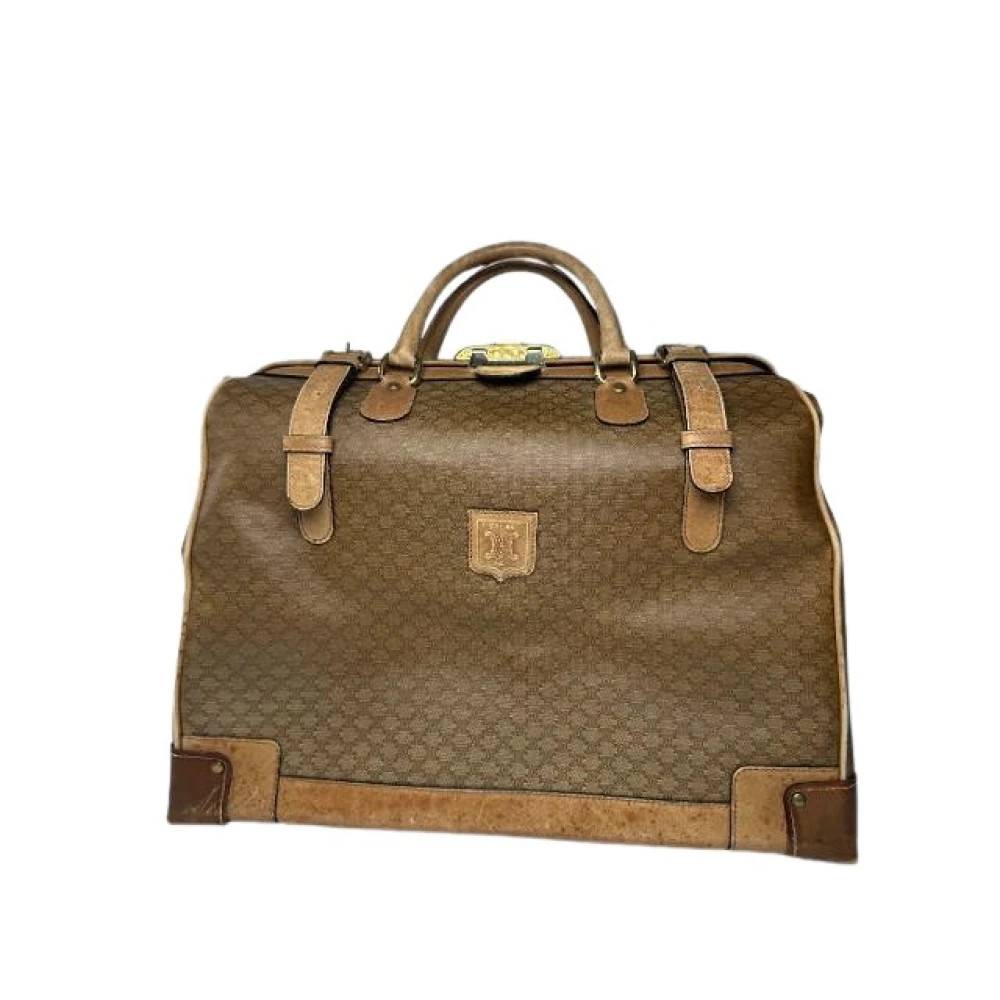 Celine Vintage Pre-owned Vintage Weekendtaske - Vintage - Dame - Brun - ONE SIZE - Uld
