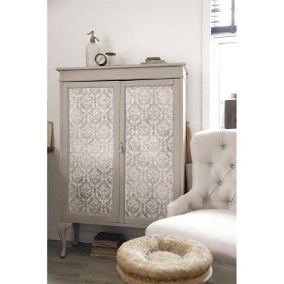 Tapet, liten Medaljong, beige - Vintage Paint (Tapet & tapetprov: Tapetrulle)