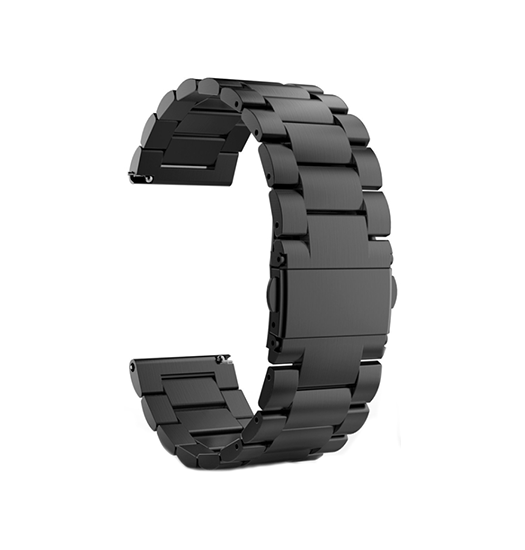 Samsung Galaxy Watch 7 (40/44mm) - CNC Pro Rustfrit Stål Urlænke - Sort