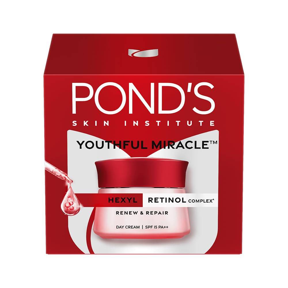POND'S Youthful Miracle Hexyl Retinol Complex, Återställ & Reparera Dagkräm 50g SPF 15 PA++