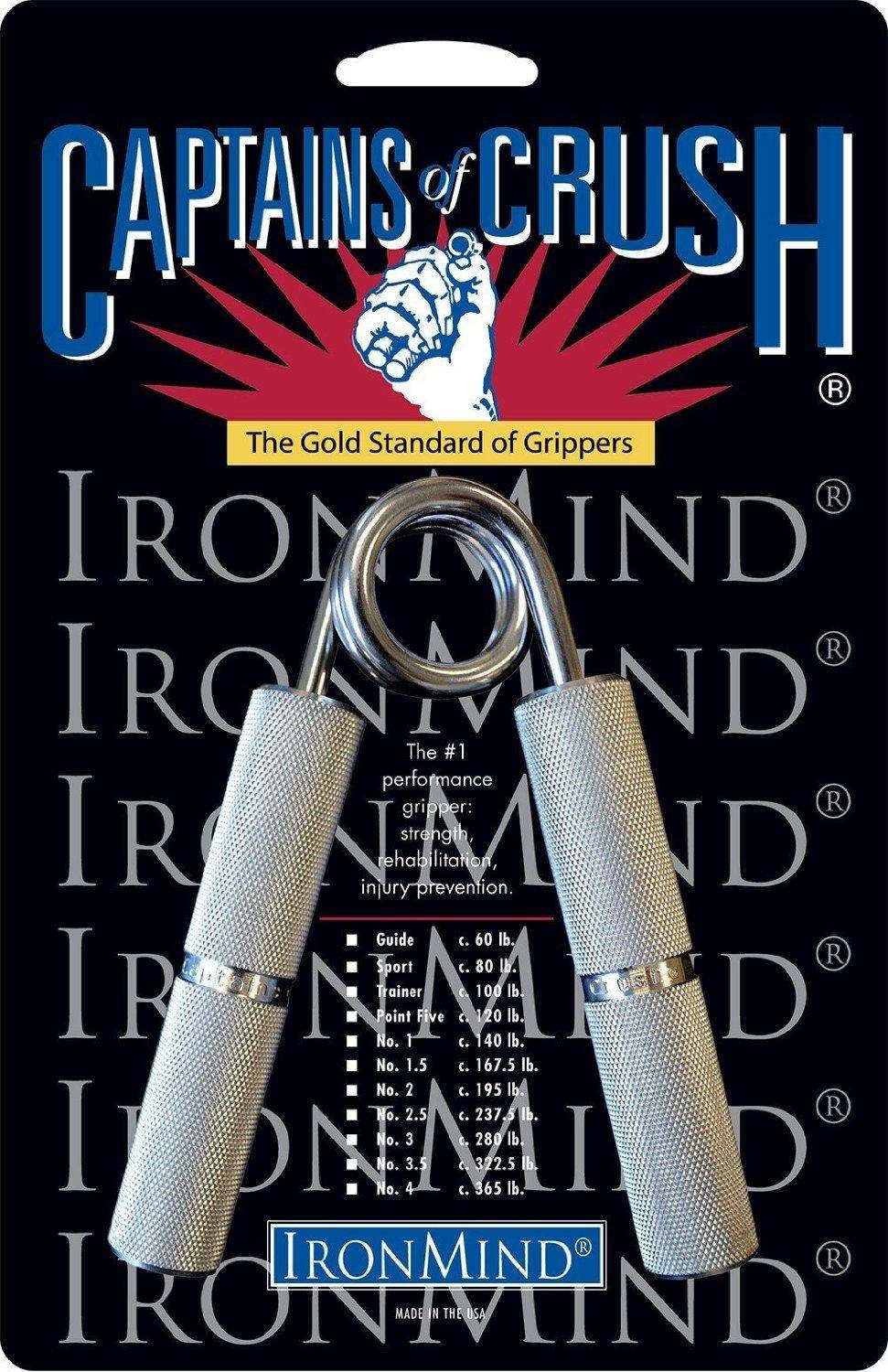 IRONMIND Captains of Crush Hand Gripper Point Five (120 lb. Ungefär. 54 kg) [Artikel] silver