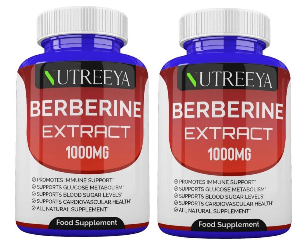 BERBERINE 1000mg Høj Styrke, 360 Tabletter – Blodsukker & Immunforsvar, 12 Måneders Forbrug