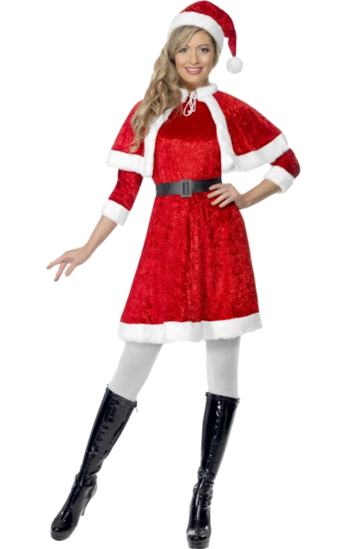 Fröken Jultomte Maskeraddräkt S.