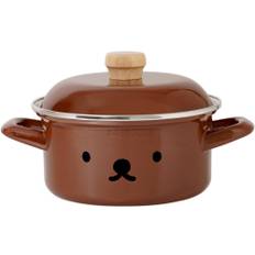 Fuji Horo Two Hand Pot Casserole 15cm Boris Face MFB-15W