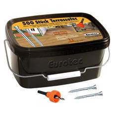 Eurotec terrasseskrue rustfri 5,5x70 500stk/pk A4 tx 25 905557