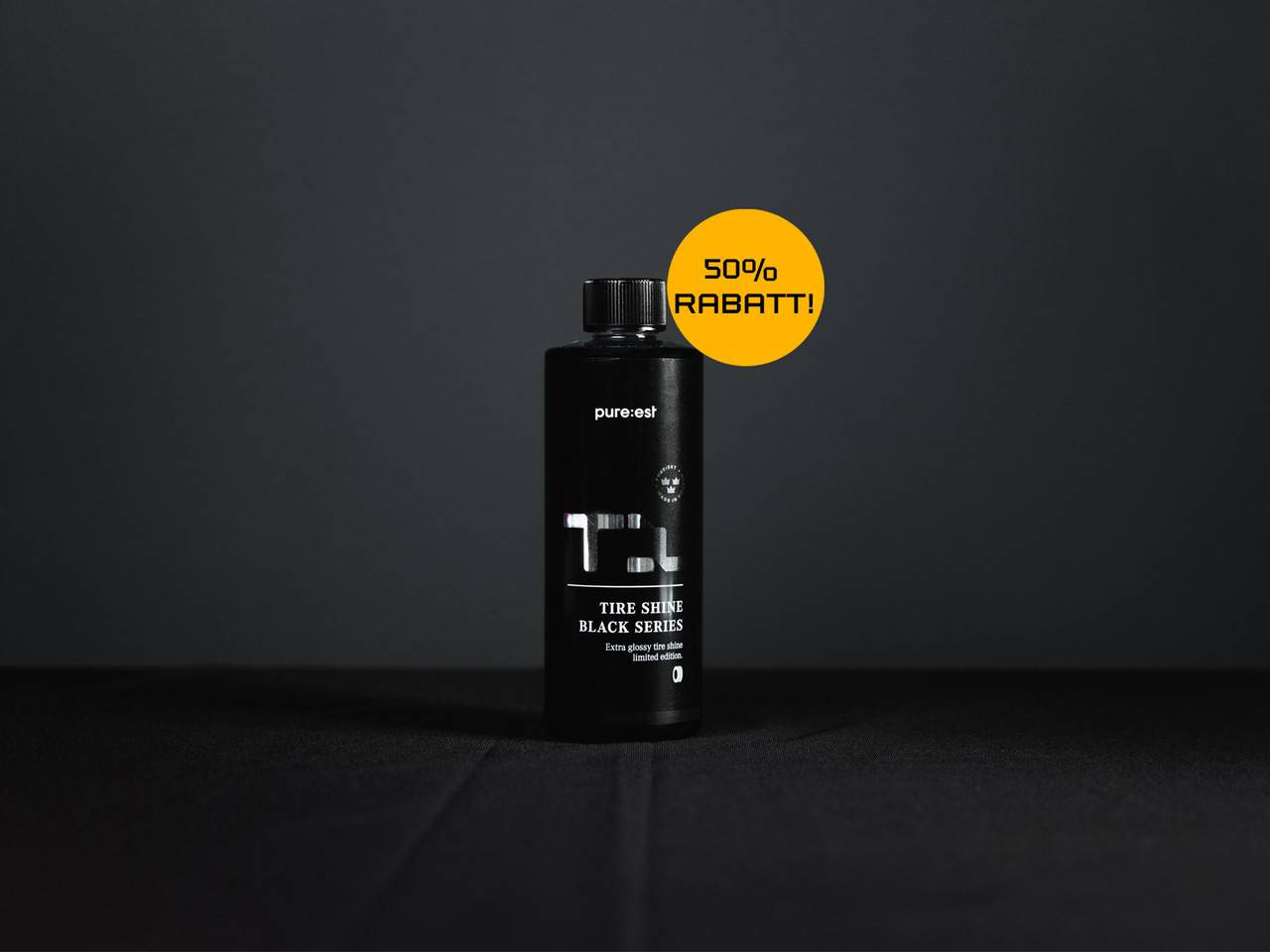 T1 Däckglans Wet-look 500ml - Black Series