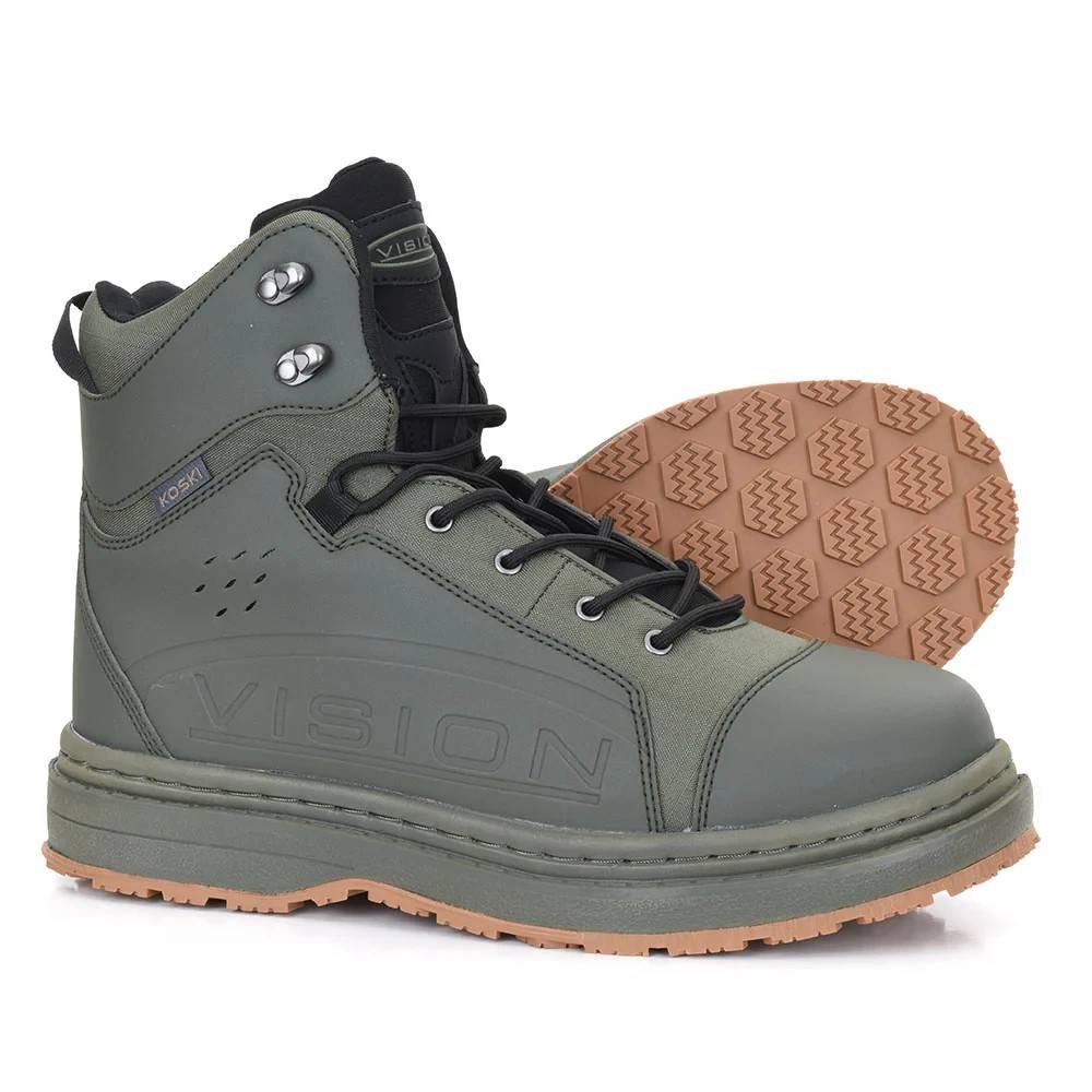 Vision KOSKI GUMMI 2.0 Green wading shoe 11/44 (44)