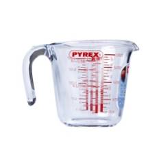 Glaskande med målebæger 0,5 l PYREX