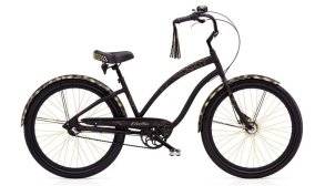 Electra Glam Punk 3i Sort<BR> - 2018 26" Dame cruiser cykel