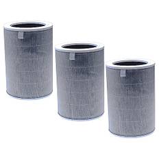 vhbw 3 x HEPA-filter kompatibelt med Xiaomi Mi Air Purifier 2H, 2S, 3H, Pro, 2, 3, 2C, 3C luftrenare – ersättningsfilter