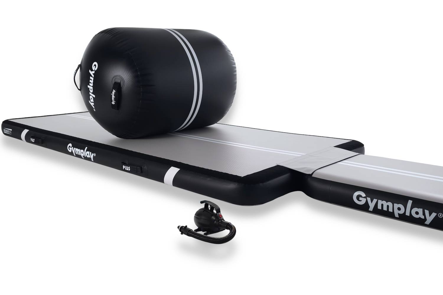GymPlay PLUS H15 Airtrack Kit 2                                                                                                                                                                                                                                                                                                           75 cm 4 meter Black